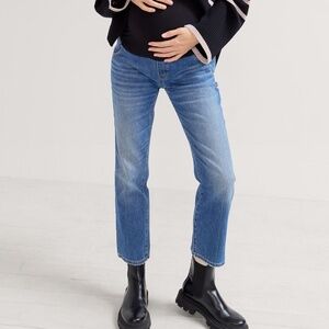 💐Hatch Over the Bump Straight Maternity Jeans